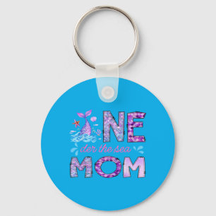 Oneder Under The Sea Mum 1st Birthday Girl Mermaid Key Ring