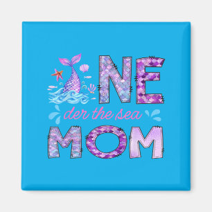 Oneder Under The Sea Mum 1st Birthday Girl Mermaid Magnet