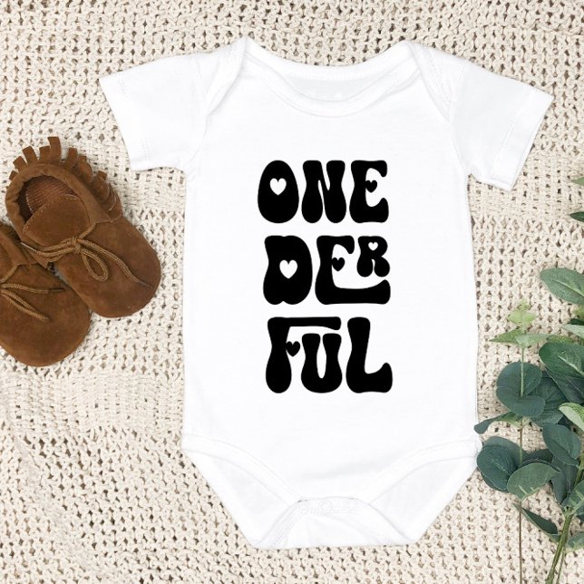 Onederful | 1st Birthday One Year Old Baby Bodysuit (Creator Uploaded)