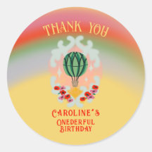 Onederful Air Balloon First Birthday