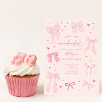 ONEderful Coquette Bow Pink Birthday Party