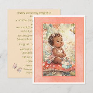 ONEDERFUL Fairy Birthday Party Digital Download Invitation