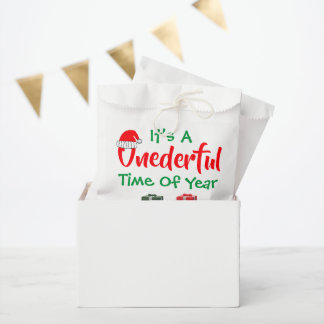 Onederful Time Of Year Christmas 1st Birthday Favour Bag