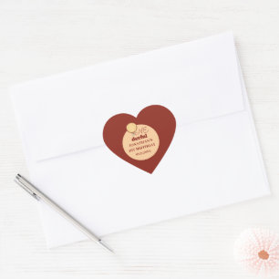 Onederful YAK Hot Air Balloon 1st Birthday Heart Sticker