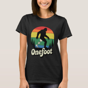 Onefoot with Prosthetic Leg Sasquatch Joke Amputee T-Shirt