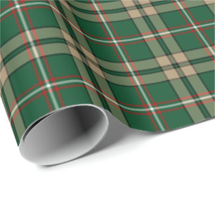 O'Neill Clan Tartan Irish Plaid Pattern Wrapping Paper