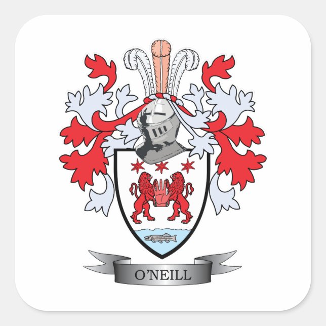 O'Neill Coat of Arms Square Sticker (Front)
