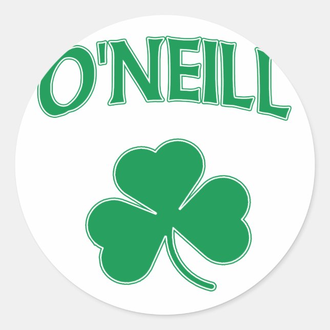 O'Neill Irish Classic Round Sticker (Front)