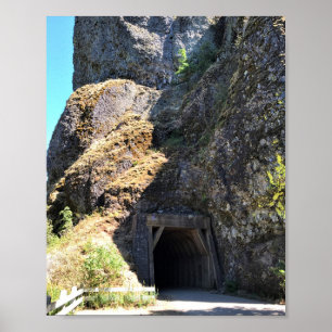 Oneonta Gorge Tunnel, OR Poster