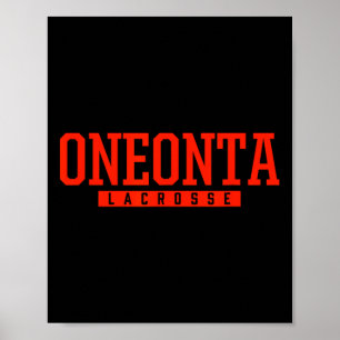 Oneonta High School Lacrosse Poster