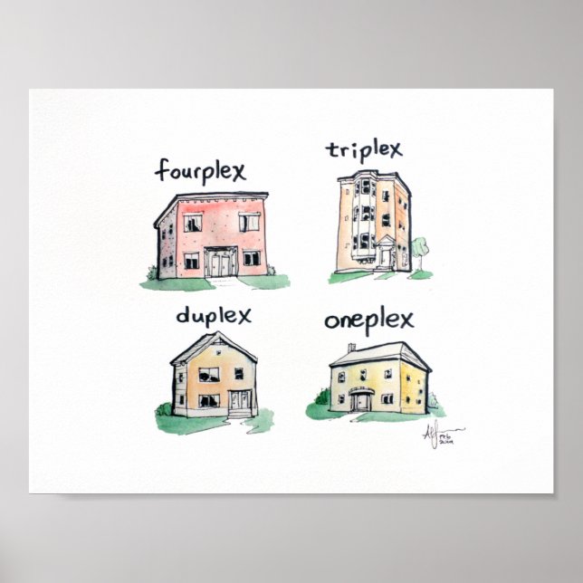 Oneplex Duplex Triplex Fourplex Poster (Front)
