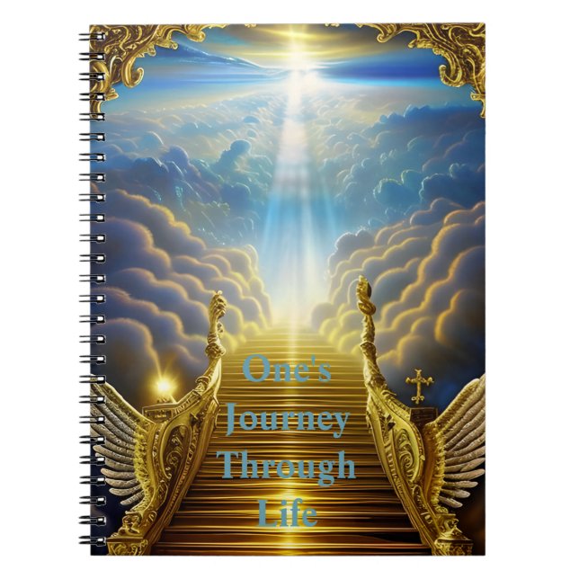 One's Journey Through Life  Notebook (Front)