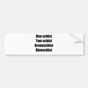 oneschistblack bumper sticker