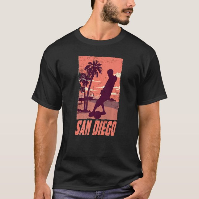 Onewheel Eskate san Diego California OneWheel Skat T-Shirt (Front)