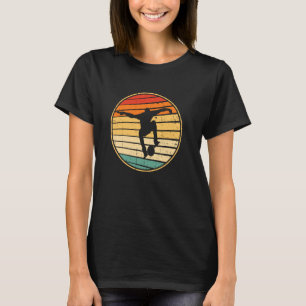 Onewheel Retro Vintage Sunset Onewheeling Floating T-Shirt