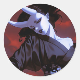 Oni Classic Round Sticker