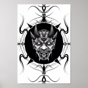 Oni Demon Poster