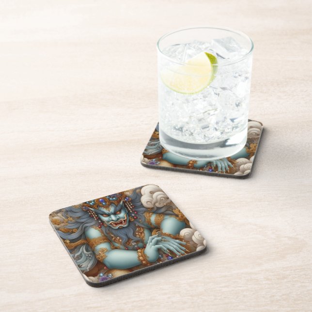 Oni Fortune Beverage Coasters (Right Side)