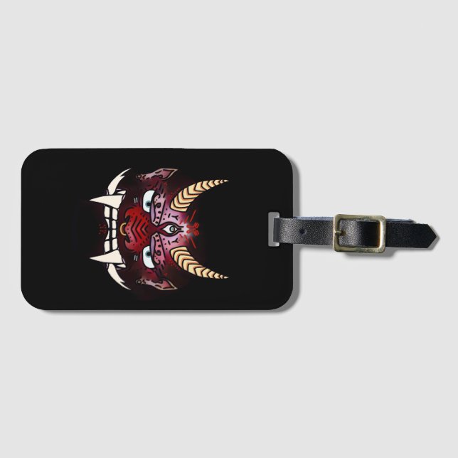 Oni Luggage Tag (Front Horizontal)