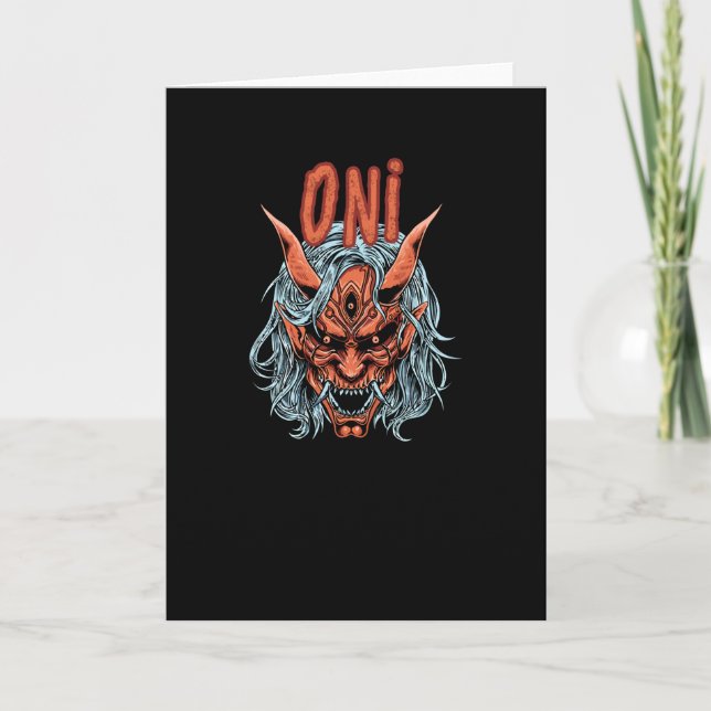 Oni Mask Card (Front)