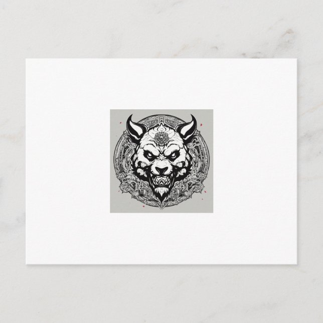  Oni Panda Essence Logo Tee Postcard (Front)