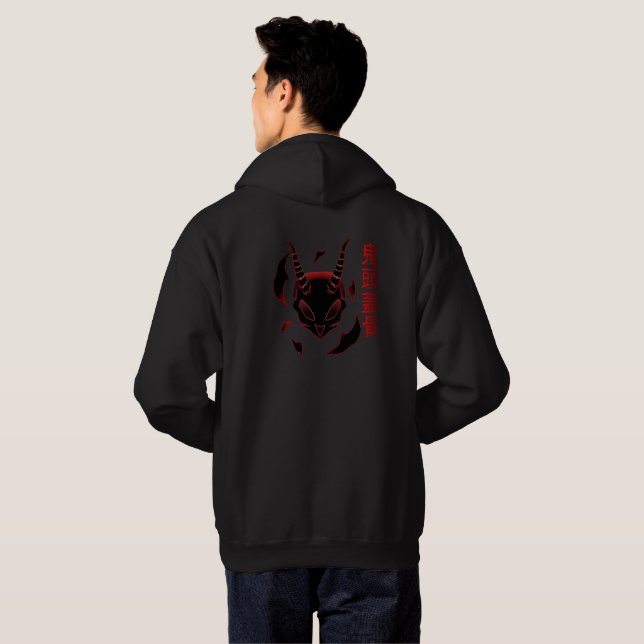oni skull hoodie (Back Full)