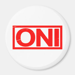 Oni Stamp Magnet