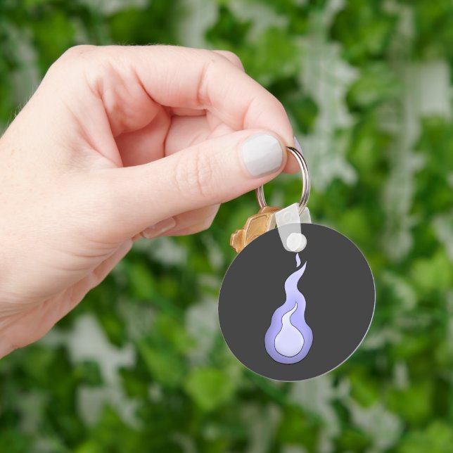 Onibi Flame Spirit- Japanese Yokai Key Ring (Hand)