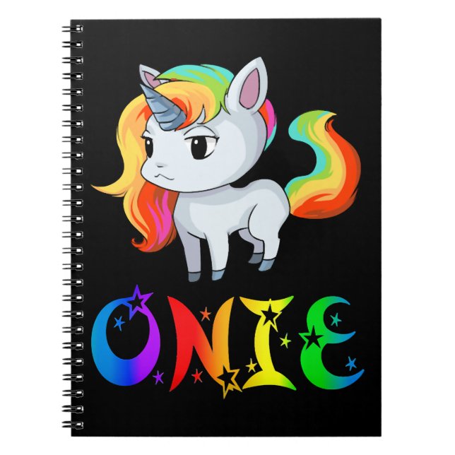 Onie Unicorn Notebook (Front)
