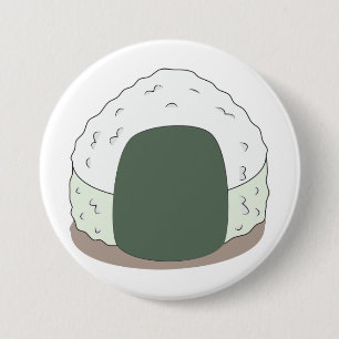 Onigiri 7.5 Cm Round Badge