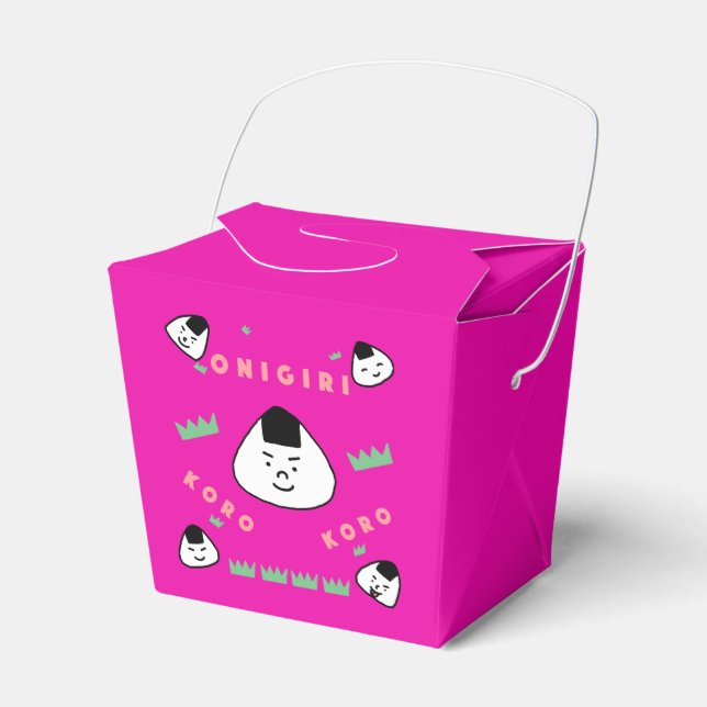 Onigiri Koro Koro (the Rolling Rice Balls) Favour Box (Front Side)