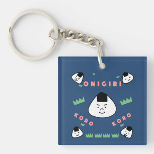 Onigiri Koro Koro (the Rolling Rice Balls) Key Ring