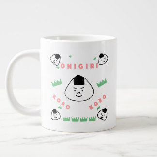 Onigiri Koro Koro (the Rolling Rice Balls) Large Coffee Mug