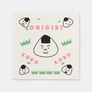 Onigiri Koro Koro (the Rolling Rice Balls) Napkin