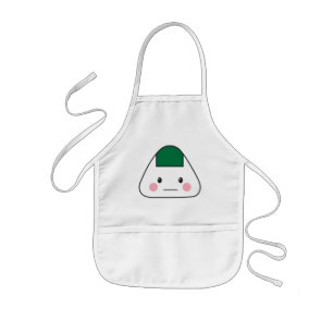 Onigiri omusubi Japanese rice ball seaweed nori Kids Apron