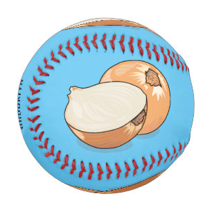 Onion cartoon illustration baseball