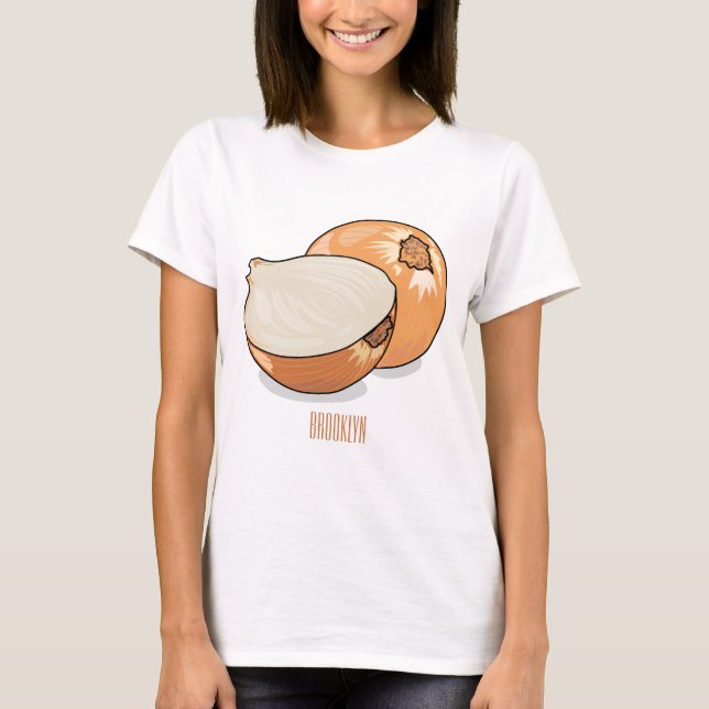 Onion cartoon illustration  T-Shirt (Front)