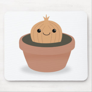 Onion Character Mouse Pad
