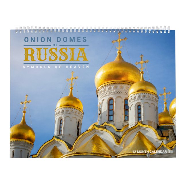 Onion Domes of Russia Calendar (Cover)