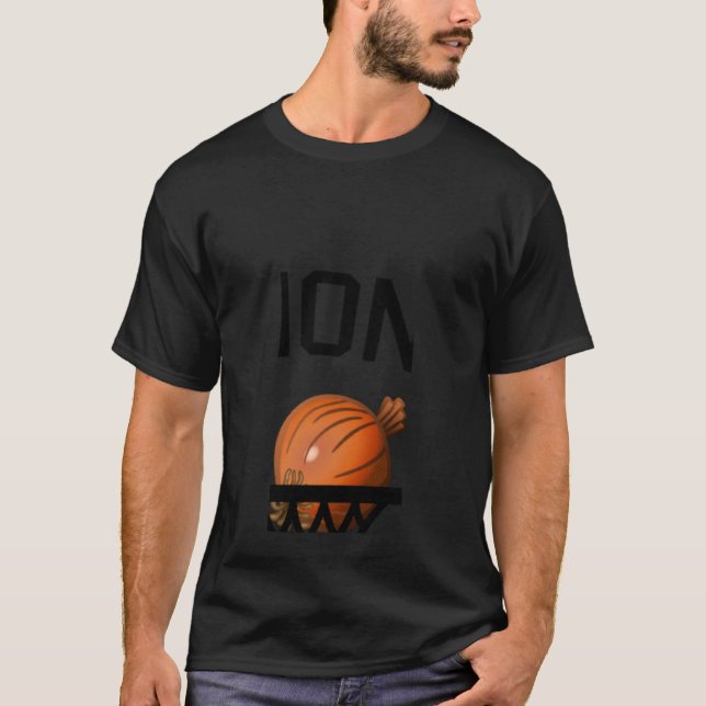 Onion Going into a Basketball Net ORIGINAL T-Shirt (Front)