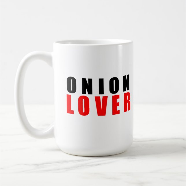 Onion lover coffee mug (Left)