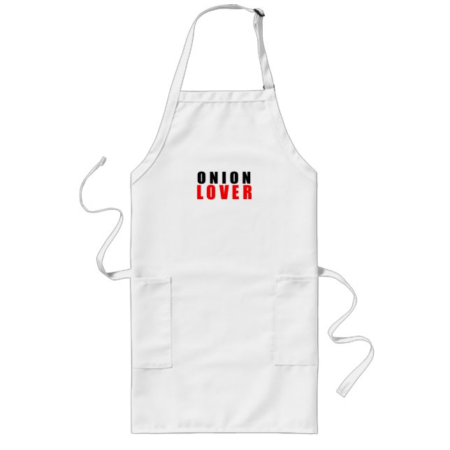 Onion lover long apron (Front)