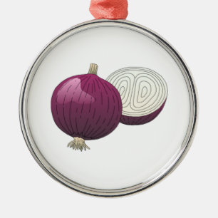 Onion Metal Ornament