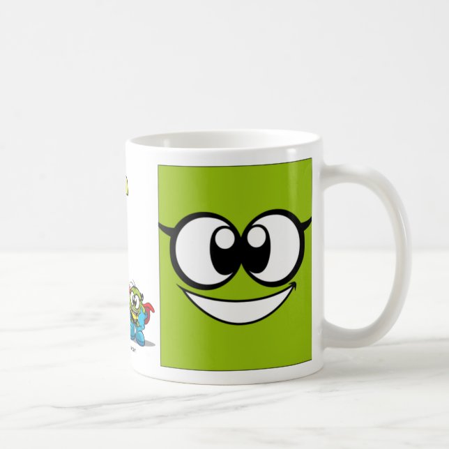 Onion & Pea eyes mug. Coffee Mug (Right)