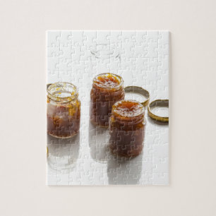 Onion pineapple chutney ingredients and preparatio jigsaw puzzle