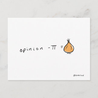 onion postcard