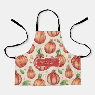 Onion Retro Colourful Personalised Pattern Apron