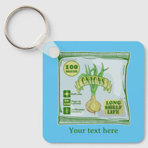 Onion Seeds Key Ring