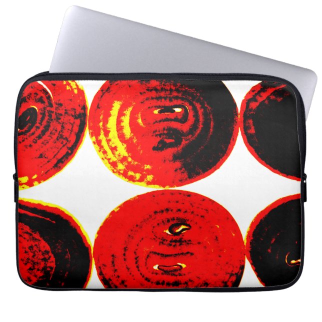 Onion slices laptop sleeve (Front)