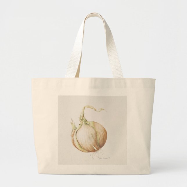 Onion Study 1993 Large Tote Bag (Front)